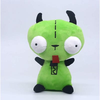 1 st/partij 20 cm Nieuwe Invader Zim pluche speelgoed 3D Ogen Buitenaardse Invader Gir Hond pop cadeaus voor kinderen