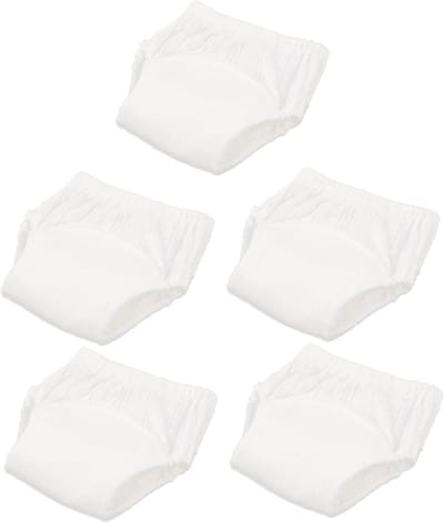 Potty Training Ondergoed - Luierbroekjes Katoen - Zindelijkheidstraining - Absorberend en Ademend - 5 Stuks - Wit