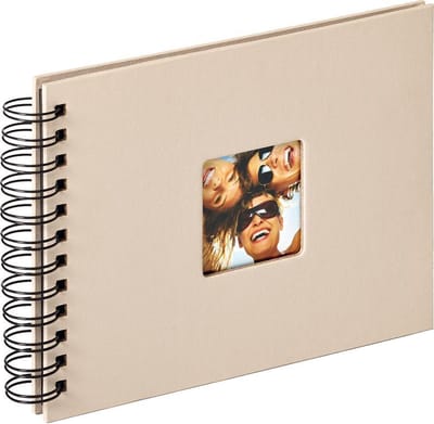 Walther SA-109-C Fun - Spiraal album - Formaat 23 x 17 cm - Lichtbruin