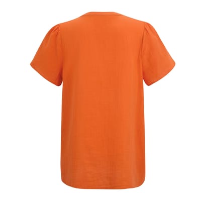 Regatta Dames/Dames Selen Shirt Met Korte Mouwen (Mandarijn Tango)