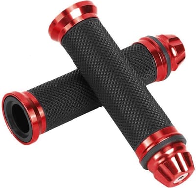Universele CNC Motor Stuur Handvatten Rubber 7/8" 22mm Motorfiets Handvatten Rood