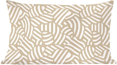 Sierkussens - Kussentjes Woonkamer - 60x40 cm - Abstract - Modern - Beige