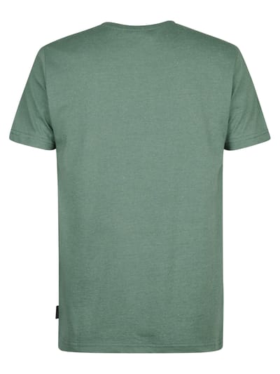 Petrol Industries - Heren Logo T-shirt Cosmos - Groen - Maat S