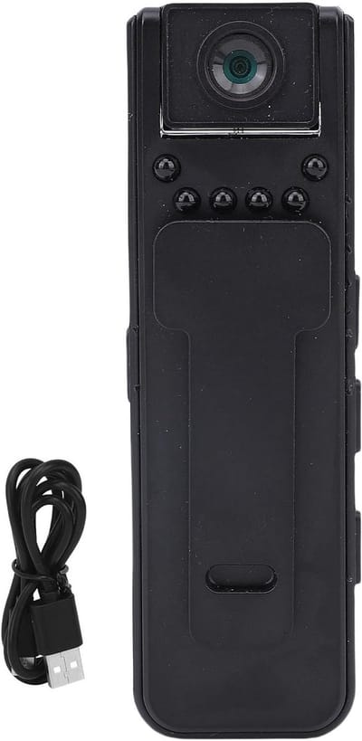 Compacte Actiecamera met 1080P HD Video, 180° Draaibare Lens, Waterdicht en Nachtzicht, Ondersteunt 64GB SD Kaart voor Buitenactiviteiten