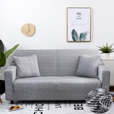1 stuks Geometrie Bankhoezen voor woonkamer Elastische Bankhoes Hoekbankhoes bank Overtrekken stoel meubelbeschermer 1pc1-seat 90-140cm