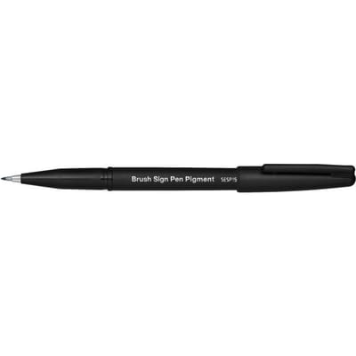 Pentel Brush Sign Pen Sepia - Kalligrafie & Illustratie