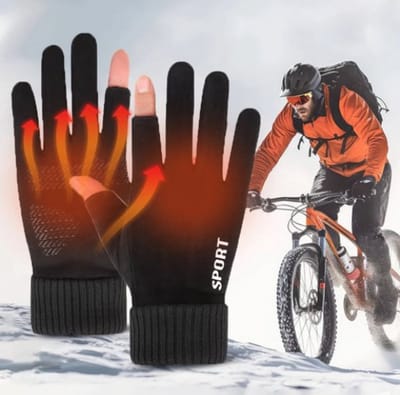 Touchscreen Elektrische Verwarmde Handwarmer Handschoenen - USB Oplaadbare Antislip Motorhandschoenen voor Dames en Heren, Ideaal voor Winterse Buitenactiviteiten en Reizen