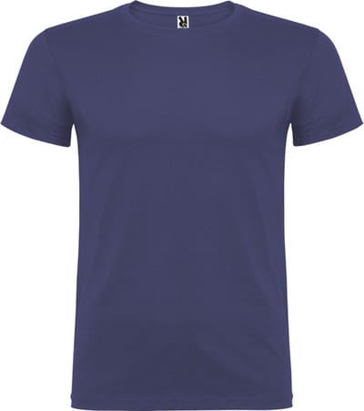 Denim Blauw 5 pack t-shirts Roly Beagle maat S