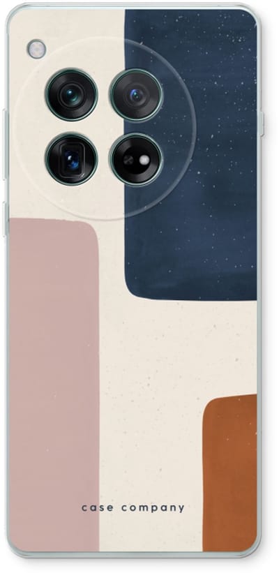 Case Company® - Hoesje geschikt voor OnePlus 12r hoesje - Geo #5 - Soft Cover Telefoonhoesje - Bescherming aan alle Kanten en Schermrand