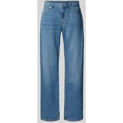 Wide leg jeans van een mix van katoen en lyocell, model 'NICKY'