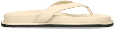 Sacha - Dames - Off white leren slippers - Maat 36