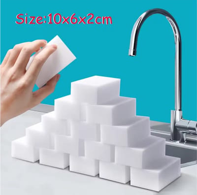 4 Stuks Melamine Magische Spons – Krachtige Schoonmaak met Alleen Water