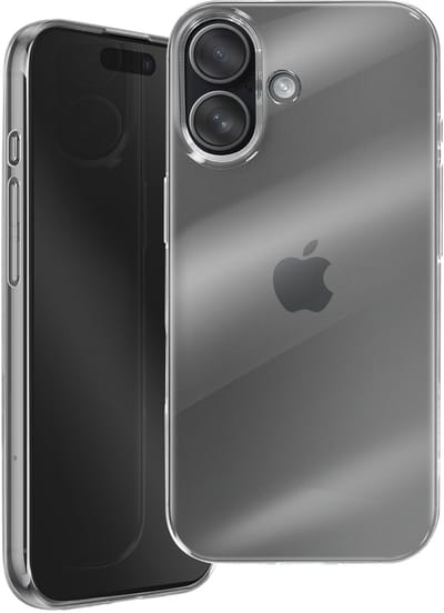 Tactical, Hoesje Geschikt voor Apple iPhone 17 Compatibel met Draadloos Opladen Qi, Transparant