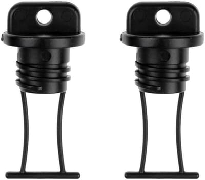Universele Kajak Afvoerplug Kit met 2 Draad Afvoer Stoppers voor Kano en Boot, Essentiële Kajak Accessoires voor Waterplezier