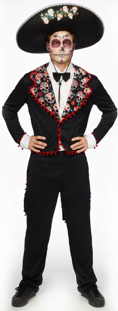 Day of the Dead Outfit Pedro Heren - Maat 50