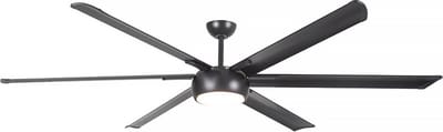 Freelight - Plafondventilator Ventisei Ø 213 cm XXL zwart