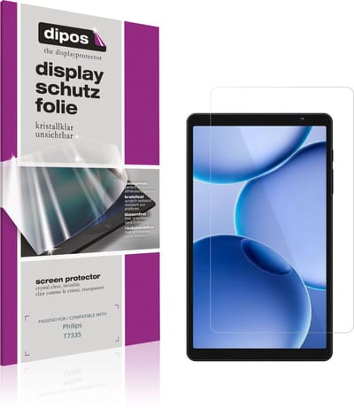 dipos – 2x Beschermfolie geschikt voor Philips T7335 | Krasbestendige & heldere Screenprotector Ultra-Thin
