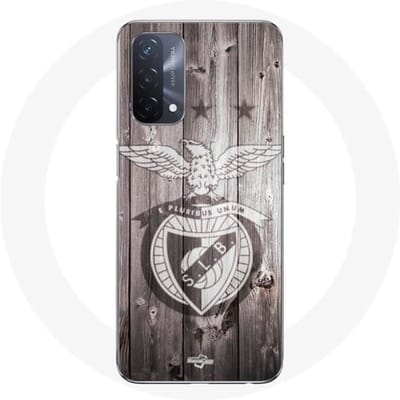 Oppo A93 5G hoesje slb benfica grijze achtergrond
