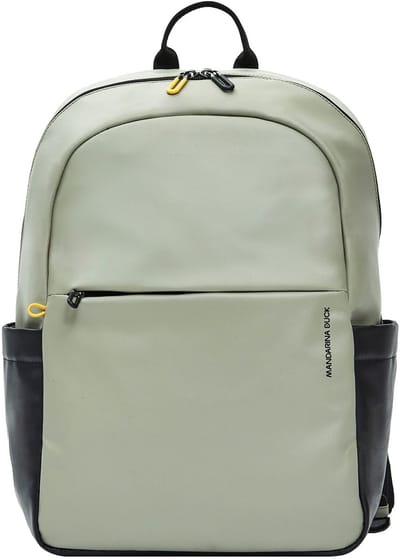MANDARINA DUCK Laptop rugzak Rugzak met laptopvak Eco Coated Backpack Mud Grijs