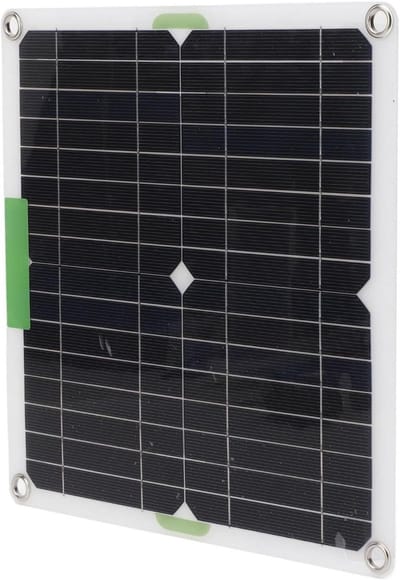 Draagbaar Zonnepaneel - Energie Opwekker - Kamperen en Boten - Monokristallijn Hoog Rendement - 200W 12V - Zwart