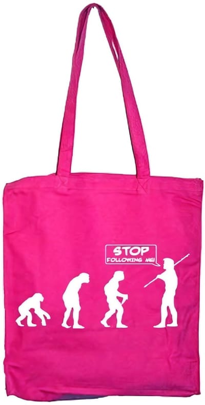 Tokigt Stop Following Me-draagtas SH-4-14043-H1-5