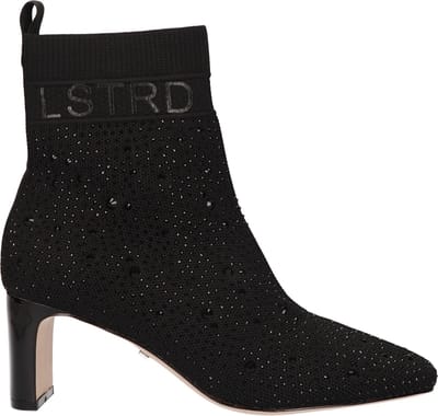 La Strada Enkellaars Zwart Knitted - Damesschoenen - Maat - 39