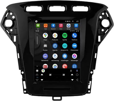 CarPlay autoradio geschikt voor Ford Mondeo Mk4 | 2007 t/m 2014 | Tesla Style | Android 13 | Draadloos Apple CarPlay & Android Auto | 2GB + 32GB | Denago DNG-A431 | 9 inch | 2007 2008 2009 2010 2011 2012 2013 2014 | Bluetooth & Wifi