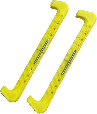 Schaatsbeschermers Verstelbaar - Skate Guards Protector - Schaatsen Beschermen - Verstelbaar Gespontwerp - 310 x 60 mm - Geel