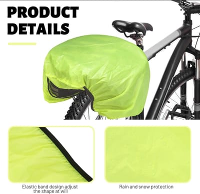 Dailygoods- Regenhoes Waterdicht - Opvouwbare Fietshoes - Lichtgewicht - Stofdicht - Geschikt voor Fietsachterstoelen - Duurzaam Polyester