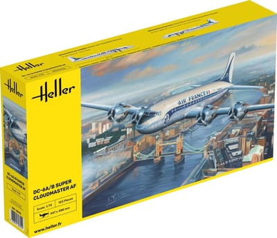 Heller Modelbouwpakket Militaire voertuigen - 80315 Douglas DC-6 Super Cloudmaster AF Plastic - 1:72 - Modelbouw