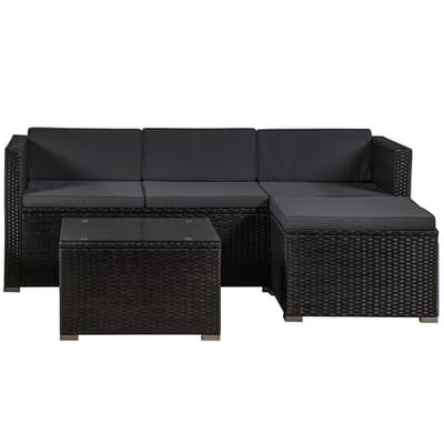 Loungeset Punta Cana - M - Polyrotan