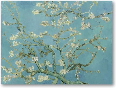 Amandelbloesem - Vincent van Gogh - 40x30 Canvas Liggend - Meesterwerken - Natuur - Bloemen - Vincent van Gogh