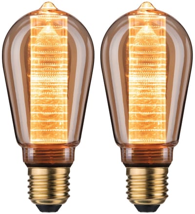 Inner Glow Edition LED-kolf Binnenkolf ringpatroon E27 230V 2x230lm 2x4W 1800K Goud