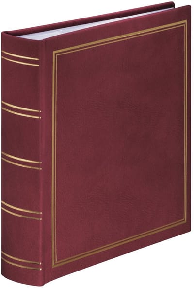 Hama "London" Memo Album for 200 Photos with a Size of 10x15 cm Bordeaux