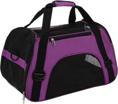 Dieren Transporttas - Draagbare Reisbox - Reizen met Huisdieren - Constant Ademend Vermogen - 58 x 40 x 7 cm