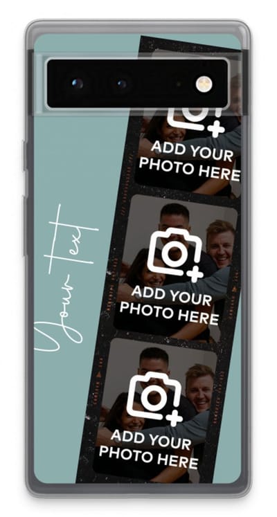 Gepersonaliseerd - Case Company® - Hoesje geschikt voor Google Pixel 6 hoesje - Filmrol N°1 - Soft Cover Telefoonhoesje - Bescherming aan alle Kanten en Schermrand