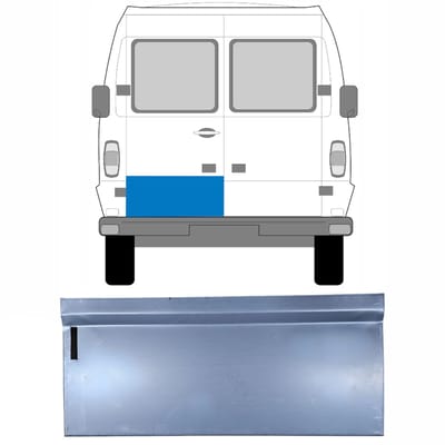 Reparatie plaatwerk achterste deuren voor Mercedes T1 207-410 1977-1995 / Links