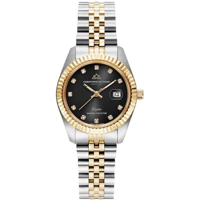 Christophe Duchamp Diamond Elysees CD7201-7 Dames Horloge 33mm 5ATM