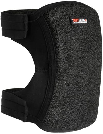 Kniebeschermers - Kneetech Kevlar - Bescherming bij knielend werk - Hittebestendig Kevlar voorkant - One size - Zwart