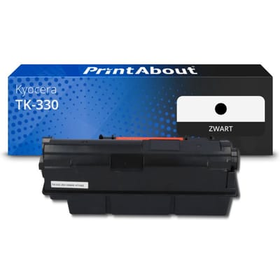 PrintAbout huismerk Toner TK-330 Zwart Geschikt voor Kyocera