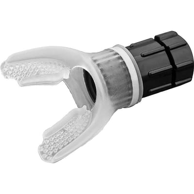 Appareil d'entraînement respiratoire en silicone pour entraînement physique et pulmonaire, pour soins de santé à domicile gray