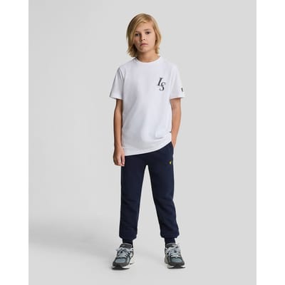 Lyle & Scott jongens katoenen joggingbroek - marineblauw