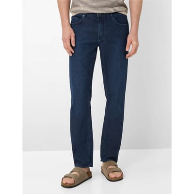 Brax Heren Jeans  Style COOPER, denim donkerblauw, maat 48/32