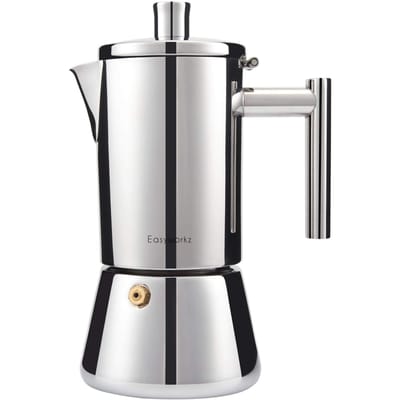 Easyworkz Diego Percolator Roestvrij Staal Italiaanse Koffiemachine Maker Inductie Moka Pot