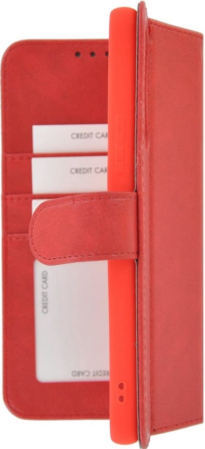 Hoesje Geschikt voor Samsung Galaxy A52s 5G - Bookcase - Pu Leder Wallet Book Case Rood Cover