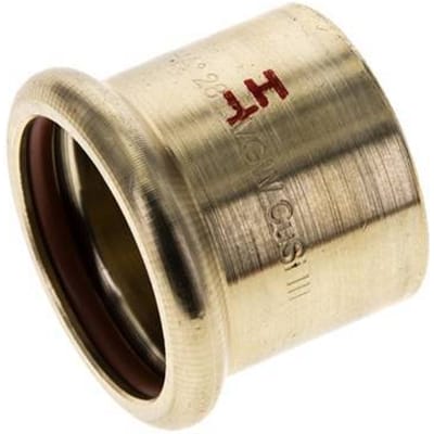 End Cap - 28mm Persmof - Koperlegering