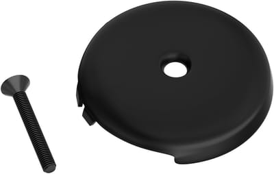 Badkuip Overloop Plaat - Bad Afvoer Cover - Badkamer Reparatie - Roestvrij Staal Constructie - 3 1/8 Inch Diameter