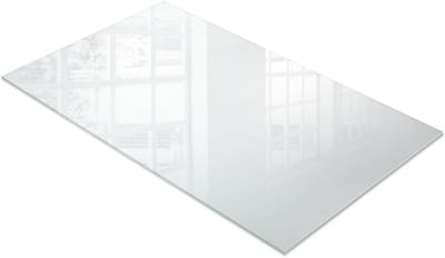 Tafelblad Glas - Melkglas Plaat - Tafel Opknappen - Gehard Glas - 100x60 cm - Matglas