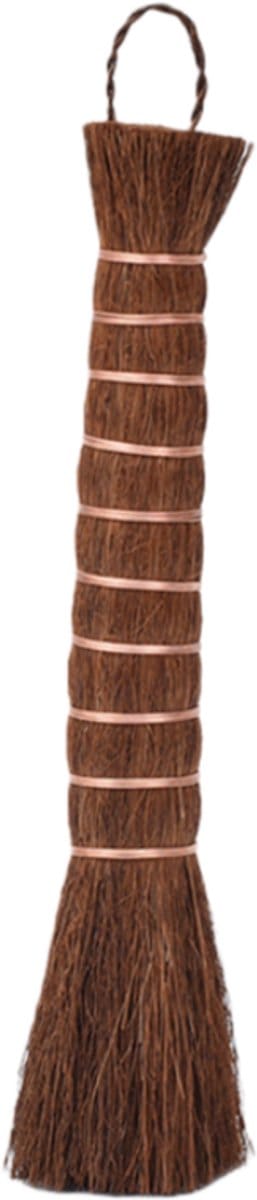 Slanke schuurspons - Pannen- en afwasborstel - Geschikt voor keukengerei - 25*6 cm - Bruin - 1 stuk