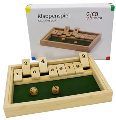 Klappenspel van hout - Gezellig gezelschapsspel voor jong en oud